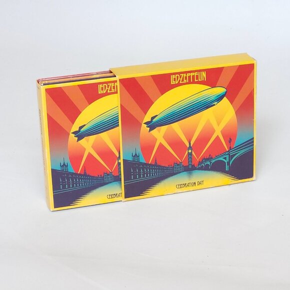Led Zeppelin Celebration Day Deluxe Edition Four Discs Box Set (2CDs/2DVDs) - Picture 2 of 15